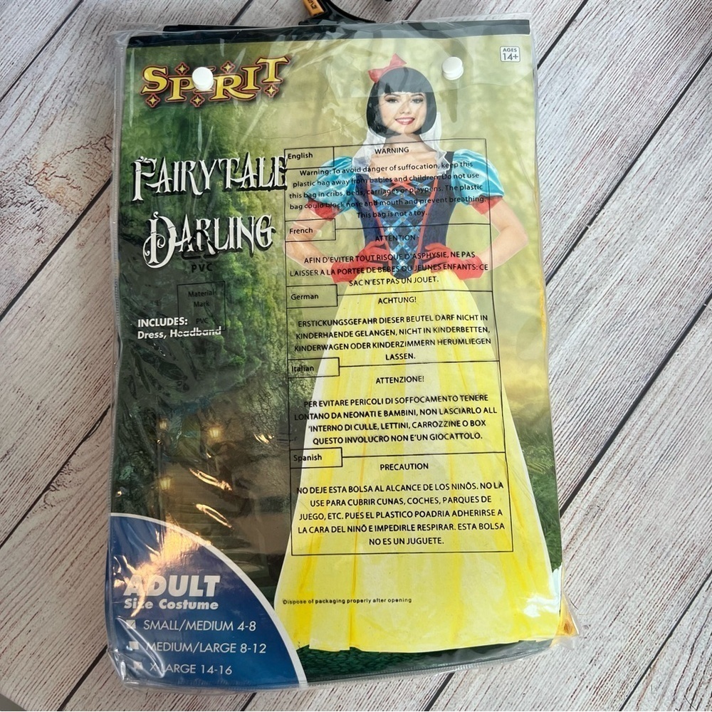 Spirit Fairytale Darling Halloween Costume Small Medium